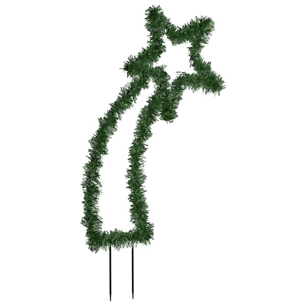 vidaXL Julelysdekorasjon med pigger meteor 115 LEDs 89 cm