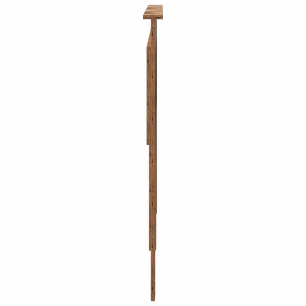 vidaXL Hodegavl med hodegjerde Gamle tre 135 cm Konstruert tre