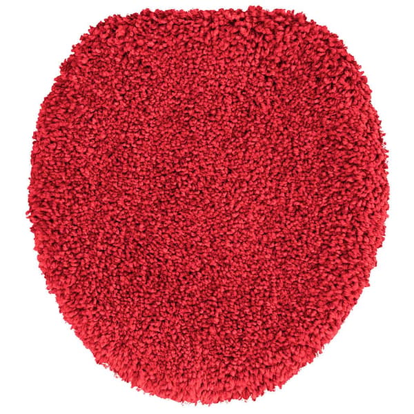 vidaXL Badematte 3 pcs Rød 50 x 50 cm Polypropen