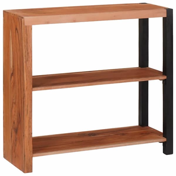 vidaXL Bokhylle Brun 80 x 30 x 75 cm Solid akasietre
