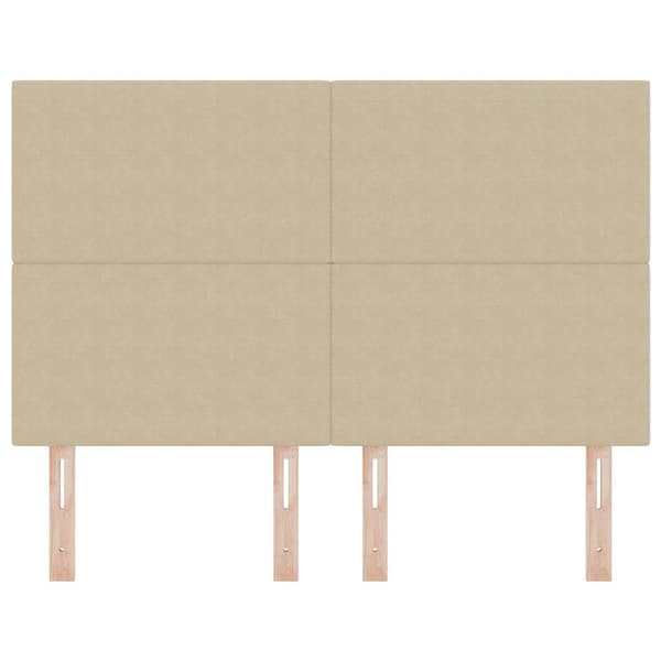 vidaXL LED Sänggavel Ljus Grågrön 80 cm Sammet