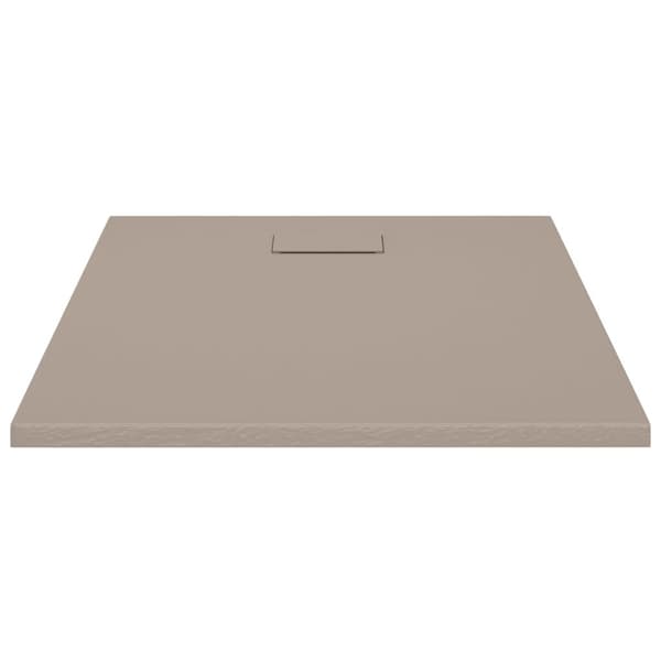 vidaXL Duschkar SMC brun 100x80 cm
