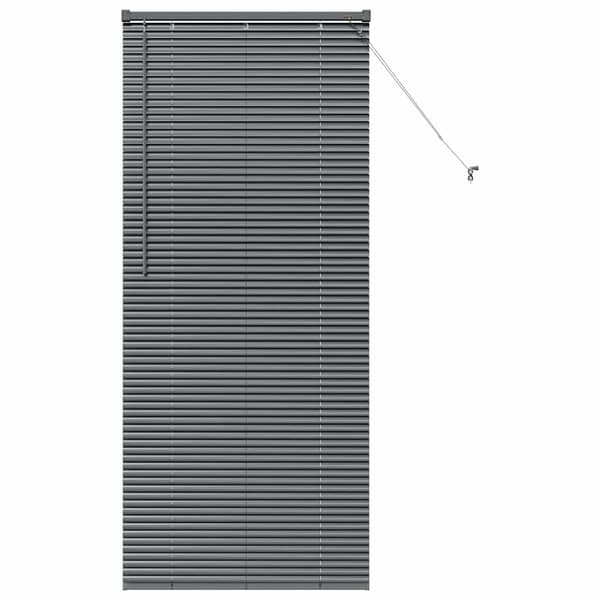 vidaXL Persienner Mörkgrå 175 x 75 cm Aluminium