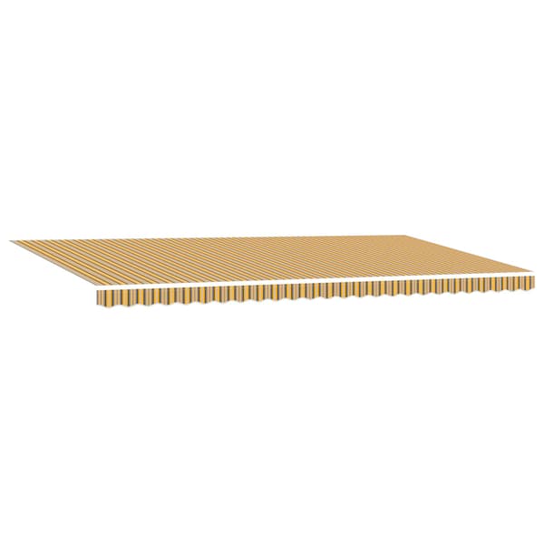 vidaXL Utfällbar markis Flerfärgsdesign 600 × 300 cm