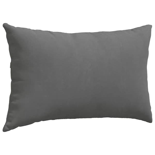 vidaXL Soffkuddar 2 st Mörkgrå 50 x 30 cm tyg