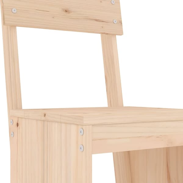 vidaXL Hagebarsett 5 deler heltre furu