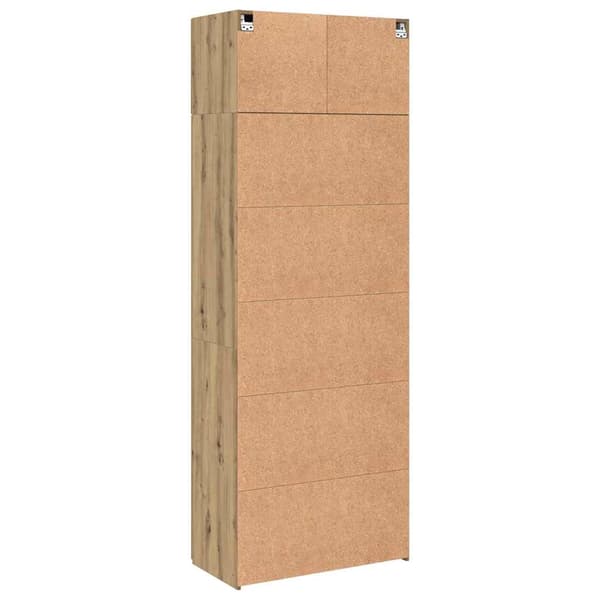 vidaXL Förvaringsskåp 3 pcs Artisan Ek