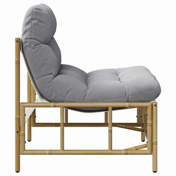 vidaXL Trädgård Stol 2 pcs Ljusgrå 75 x 75 x 71 cm Stål