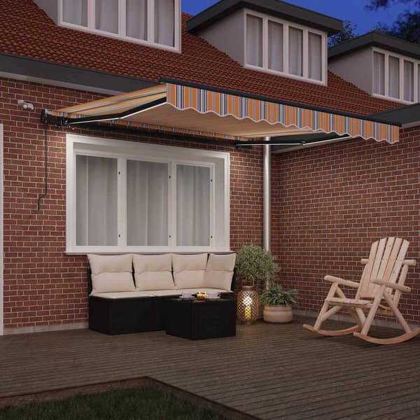 vidaXL Markisduk Flerfärgad 300 x 250 cm Polyester