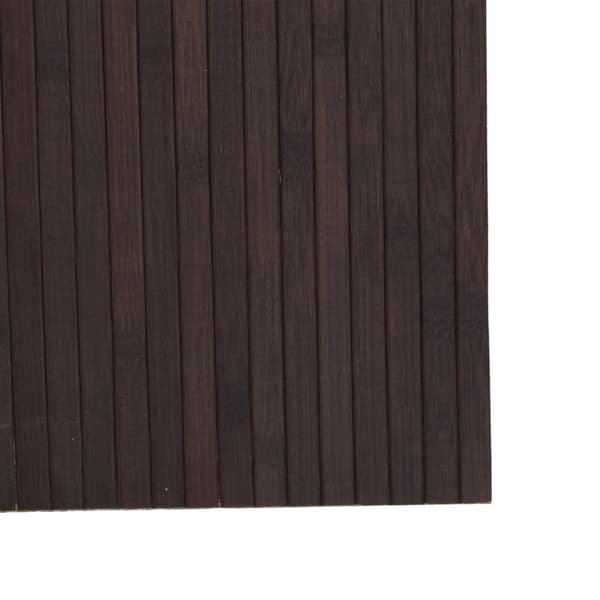 vidaXL Rumsavdelare mörkbrun bredd 400 cm höjd 165 cm bambu