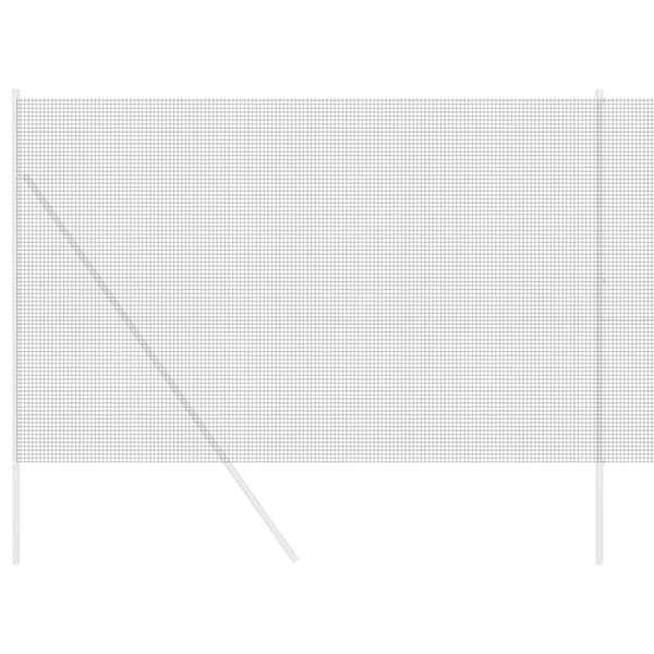 vidaXL Sveist trådgjerde Grå 1.5 x 50 m
