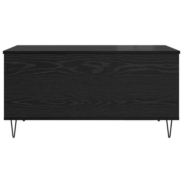 vidaXL Kaffebord Svart eik 90 x 44.5 x 45 cm Konstruert tre