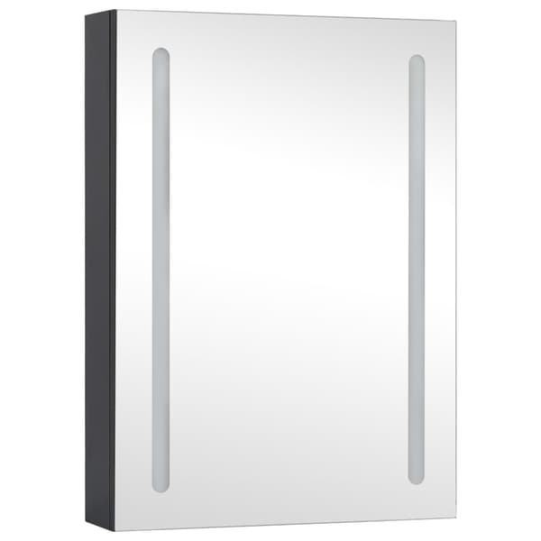 vidaXL LED-speilskap til bad 50x13x70 cm