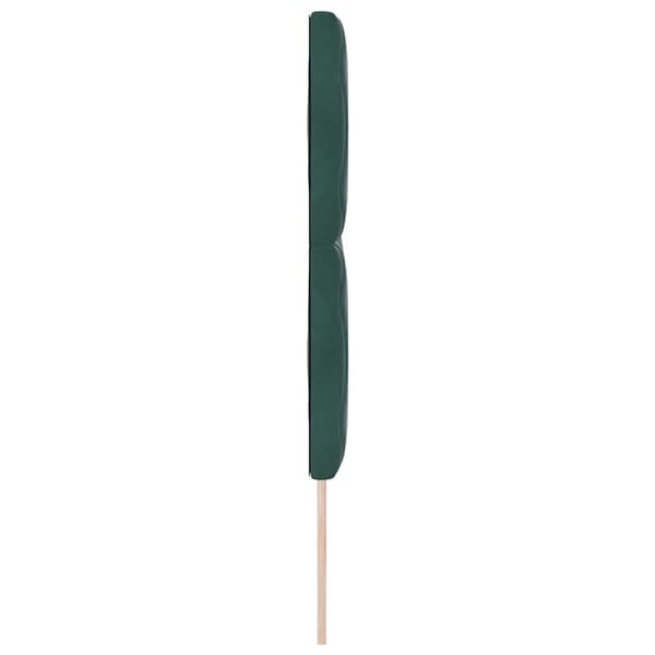 vidaXL LED huvuddyna Mörkgrön 144 cm Sammet