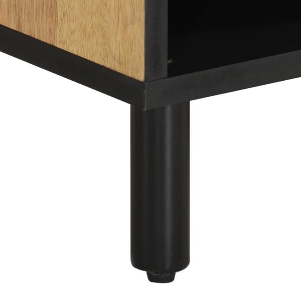vidaXL TV-benk 80x33x46 cm heltre mango