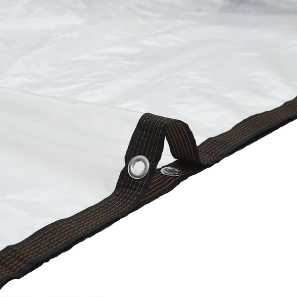 vidaXL Växtskydd med öljetter 3x5 m polyeten