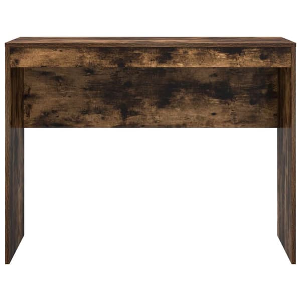 vidaXL Skrivebord Røkt eik 100 x 40 x 76 cm