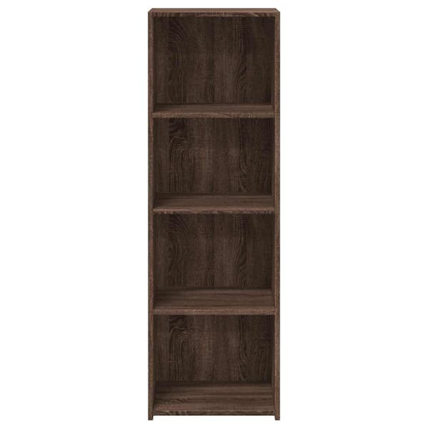 vidaXL Hylle brun eik 40x41x124 cm konstruert tre