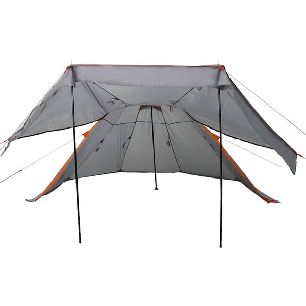 vidaXL Campingtelt tipi 5 personer grå vanntett