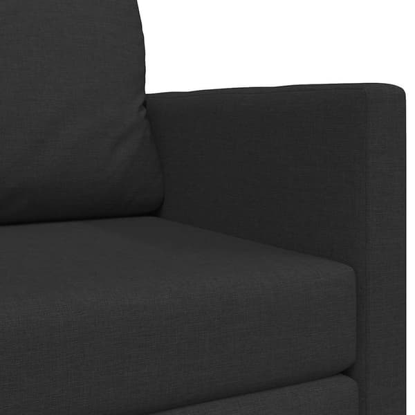 vidaXL Soffsäng 110cm Svart tyg
