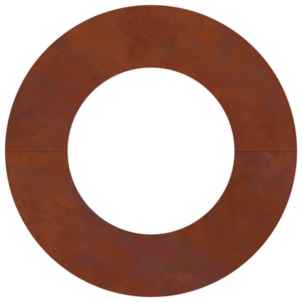 vidaXL passende for Flat Tre Ring Brun Ø40 / 70 cm Cortenstål