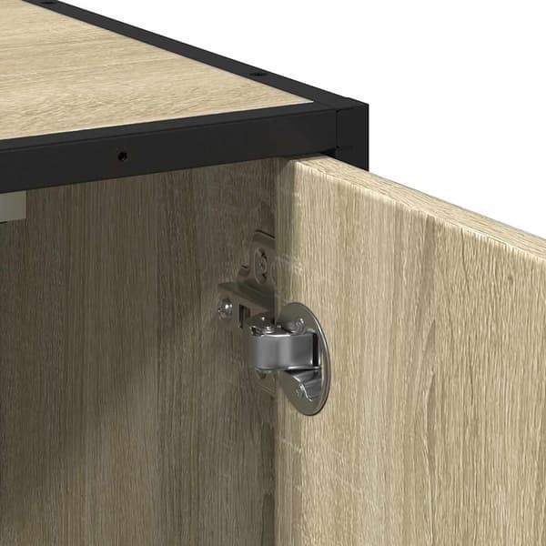 vidaXL Baderomsskap Sonoma eik 65x33x60 cm konstruert tre