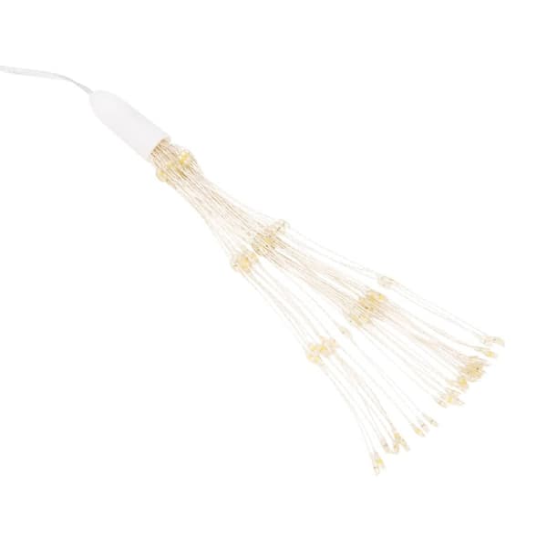 vidaXL Julbelysning 2 st 140 LED kallvit 17 cm