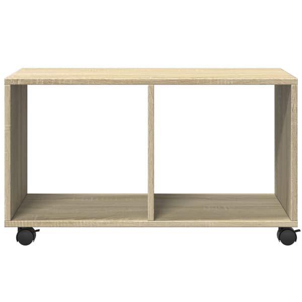vidaXL Rulleskap sonoma eik 72x33x42,5 cm sponplate