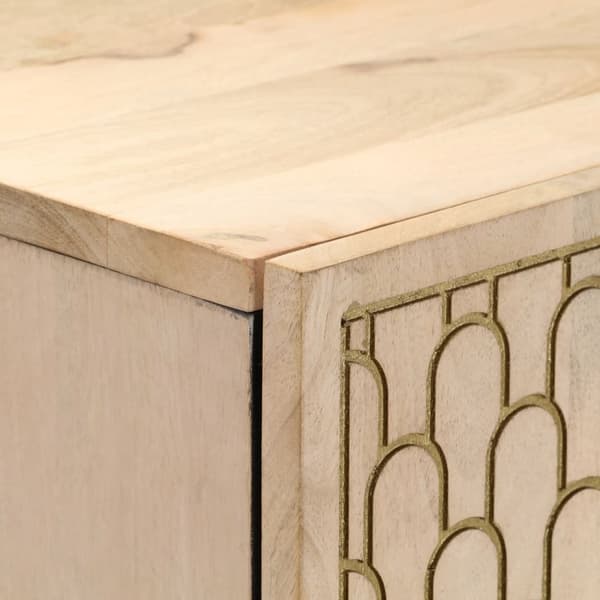 vidaXL Highboard 40x33x110 cm heltre mango