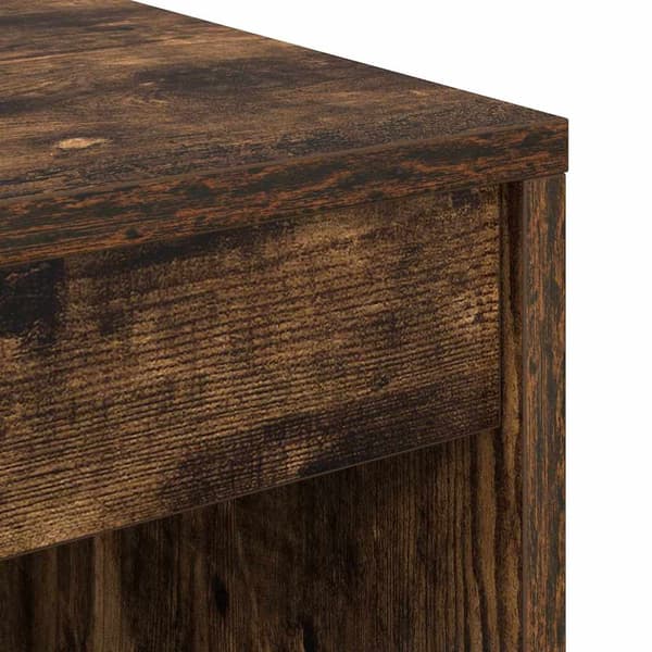 vidaXL Skrivebord Røkt eik 70 x 50 x 76 cm