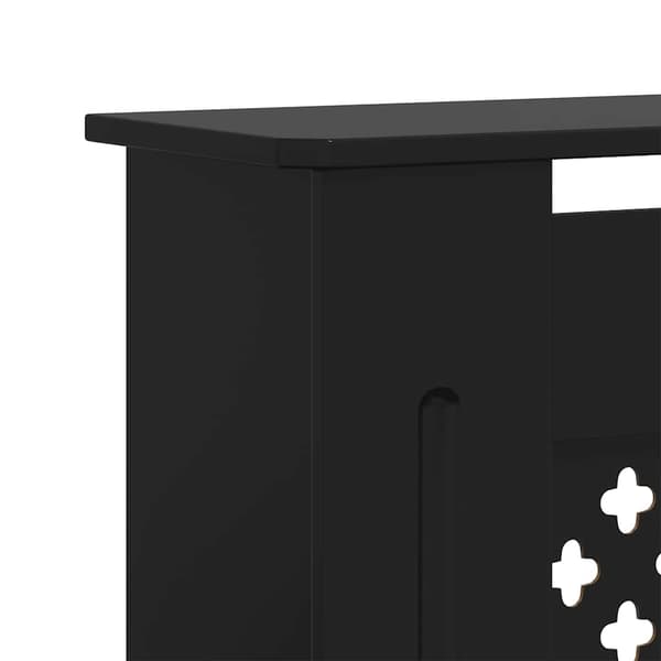 vidaXL Elementskydd MDF svart 205 cm