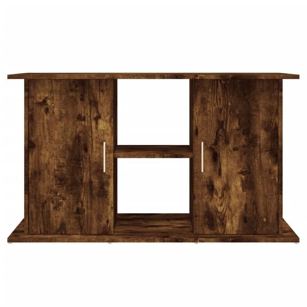 vidaXL Akvariumstativ røkt eik 101x41x58 cm konstruert tre