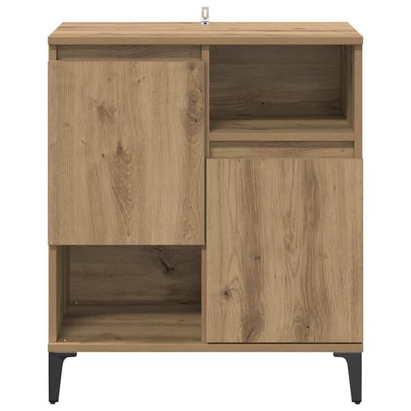 vidaXL Serviesskap Artisan Eik 60 x 35 x 70 cm Konstruert tre