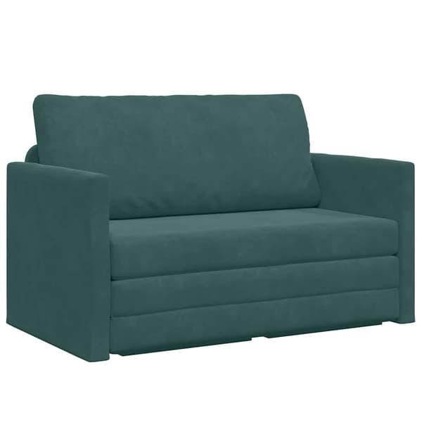 vidaXL Soffsäng 110cm Mörkgrön Sammet