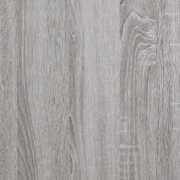 vidaXL Skrivebord grå sonoma 140x50x75 cm konstruert tre