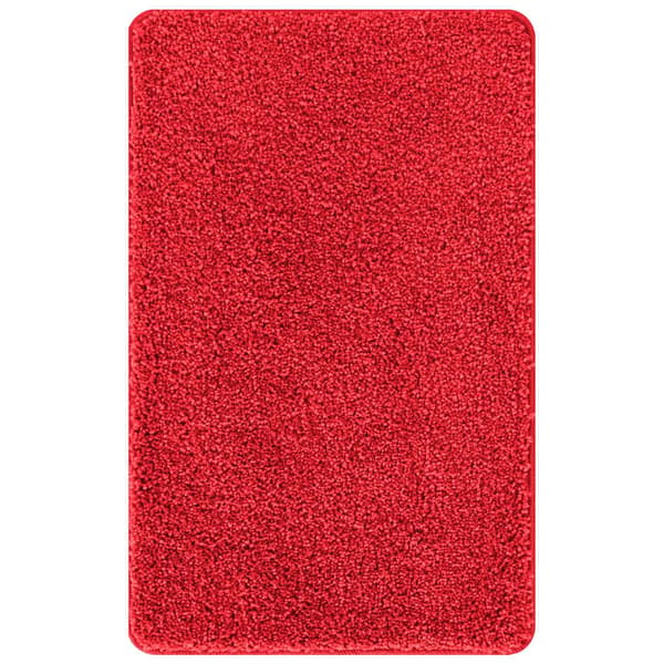 vidaXL Badmatta Röd 50 x 80 cm Polypropylen