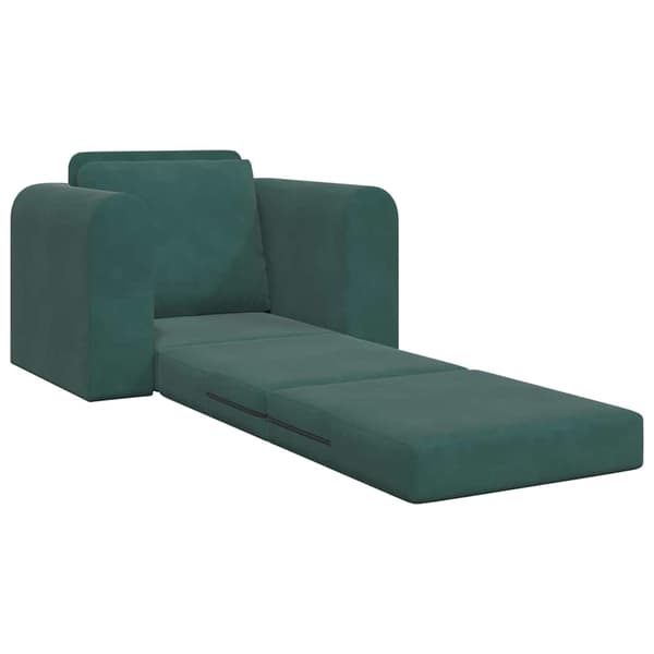 vidaXL Soffsäng Mörkgrön 98 x 71 x 83 cm Sammet