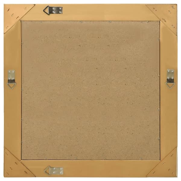 vidaXL Väggspegel barockstil 60x60 cm guld