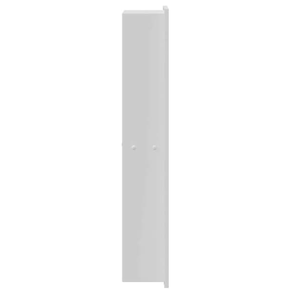vidaXL Dusjniche Hvit 60 x 20 x 9.5 cm Rustfritt Stål