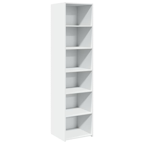 vidaXL Highboard hvit 45x41x185 cm konstruert tre