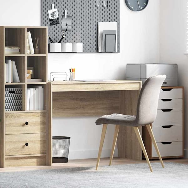 vidaXL Skrivebord Sonoma eik 100 x 40 x 76 cm