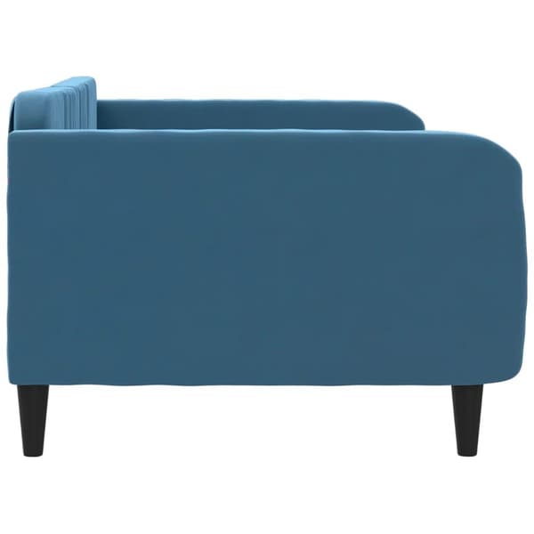 vidaXL Dagbädd blå 100x200 cm sammet