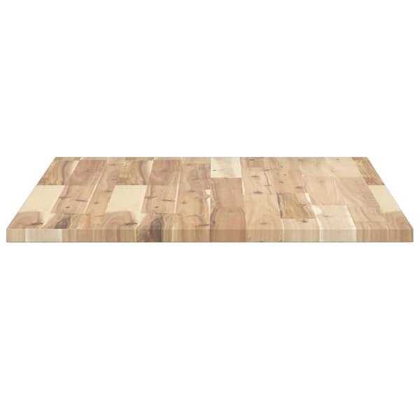 vidaXL Bordplate rektangulær 100x60x2 cm heltre akasie