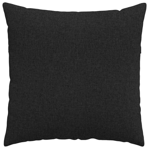 vidaXL Soffkuddar 2 st Svart 80 x 80 cm tyg