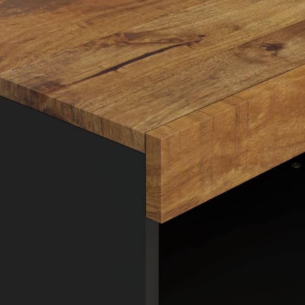 vidaXL TV-benk 60x33x43,5 cm heltre mango