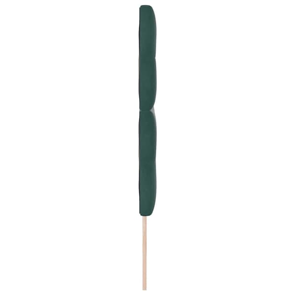 vidaXL LED Sänggavel Mörkgrön 80 cm Sammet