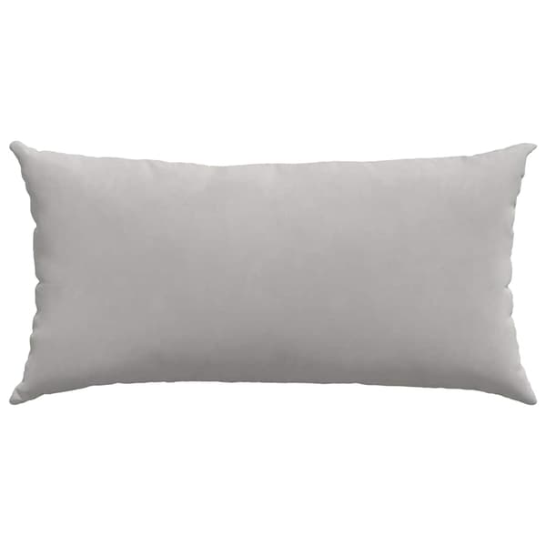 vidaXL Soffkuddar 2 st Ljusgrå 80 x 40 cm tyg