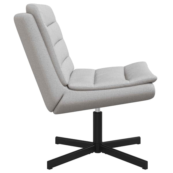vidaXL Skrivstol Moln Grå 63 x 75 x 76 cm tyg