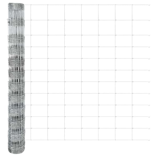 vidaXL Jordegjerde sølv 50 x 1,2 m Galvanisert stål