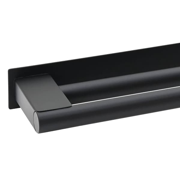 vidaXL Håndkle Rack Svart 40 x 9 x 4 cm Rustfritt stål